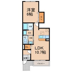 エトワールＭ　Ⅰ・Ⅱの物件間取画像